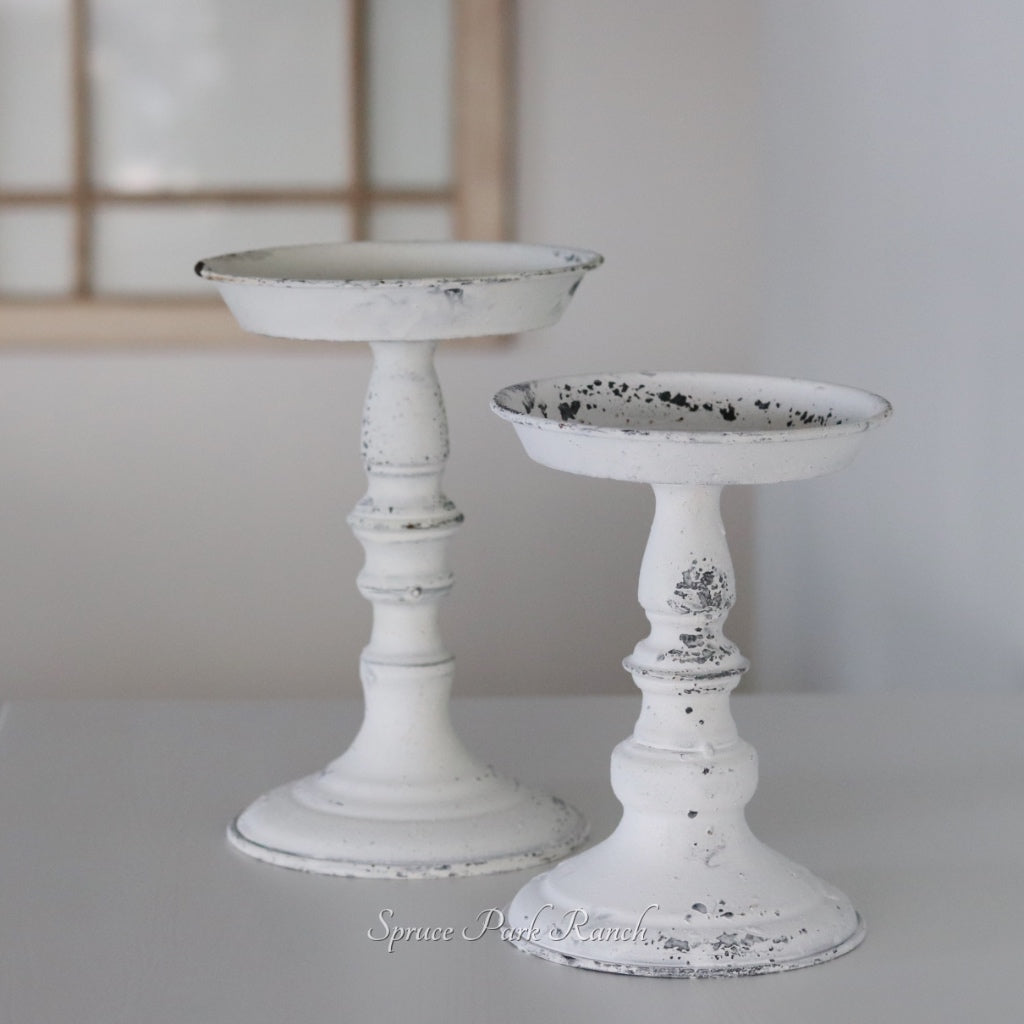 Distressed Candle Holder