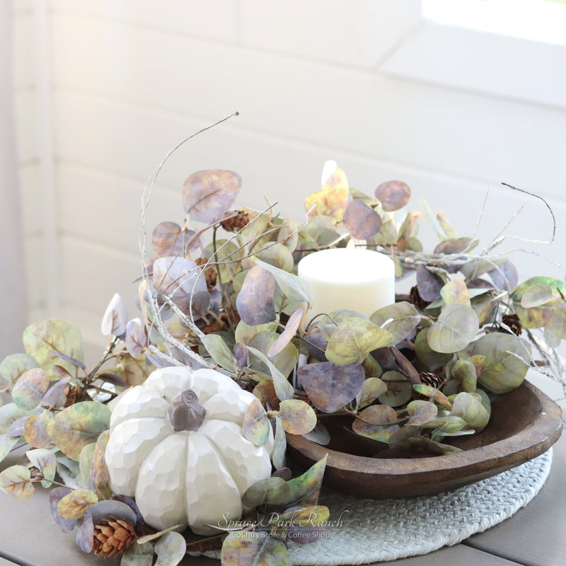 Fog Veiled Eucalyptus Candle Ring