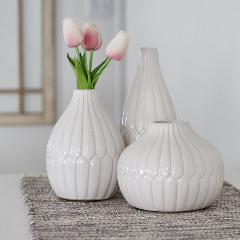 Ceramic Crackle Vase