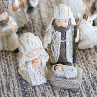 Knit Resin Nativity