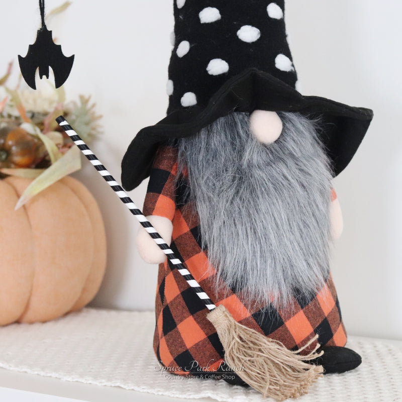 Extra Large Witch Gnome Black Hat