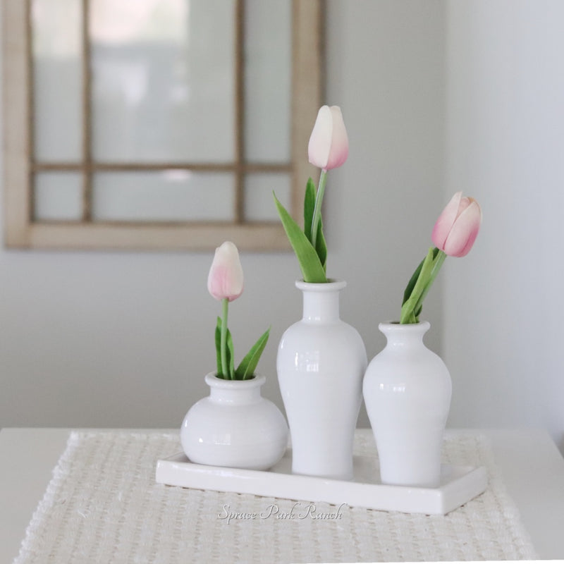 Three Vase Cluster Tray