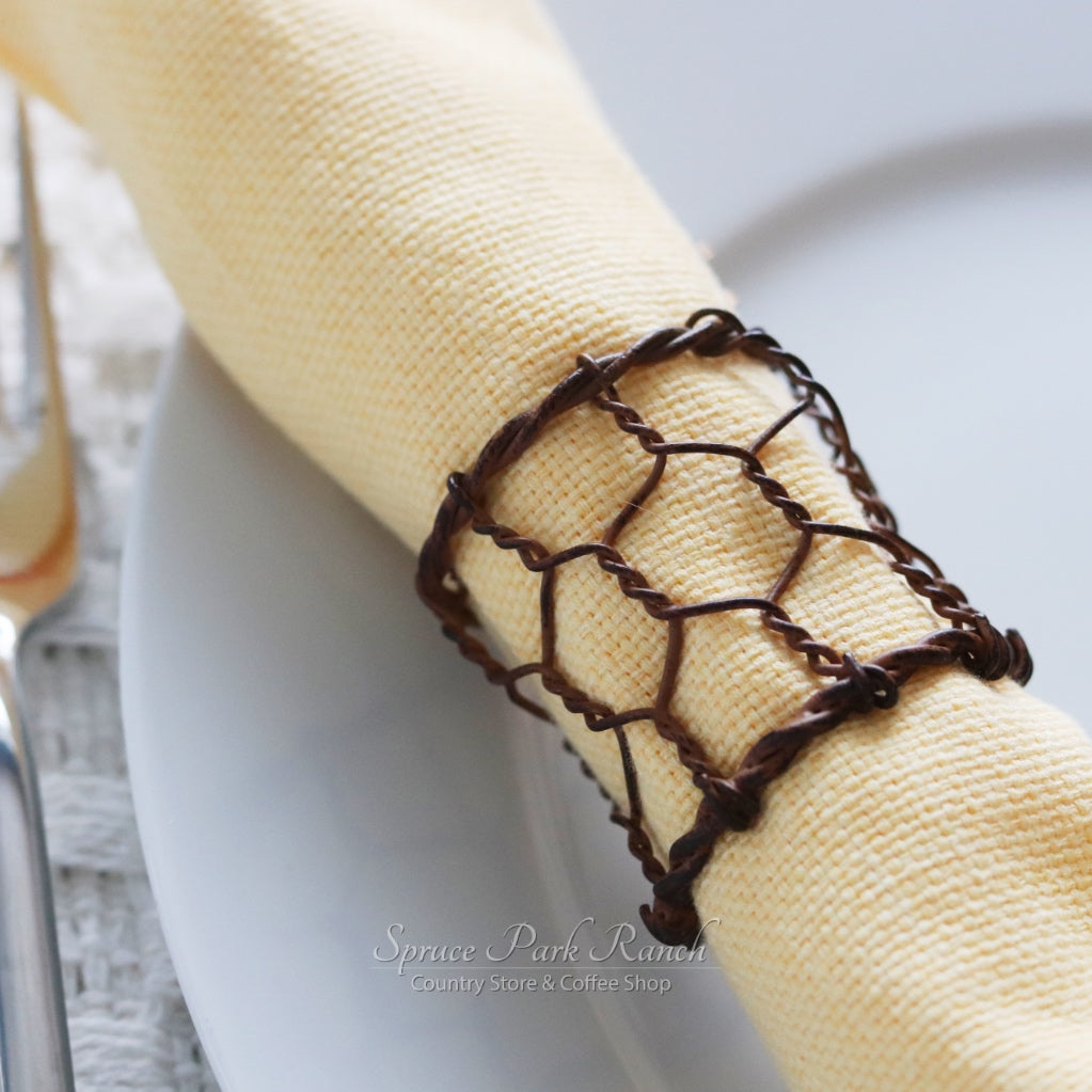 Napkin Ring Chicken Wire