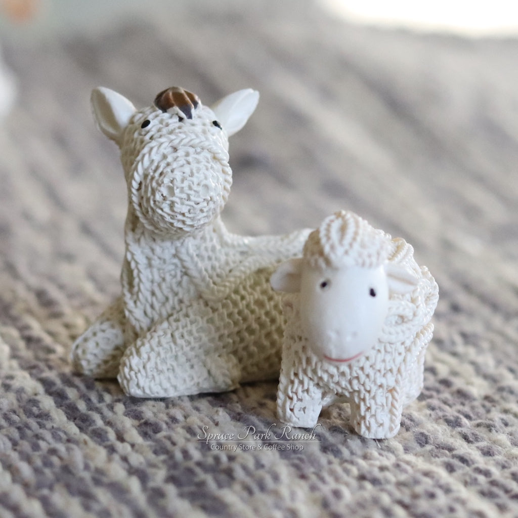 Knit Resin Nativity
