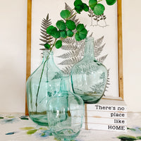 Blue Blush Bottle Vase