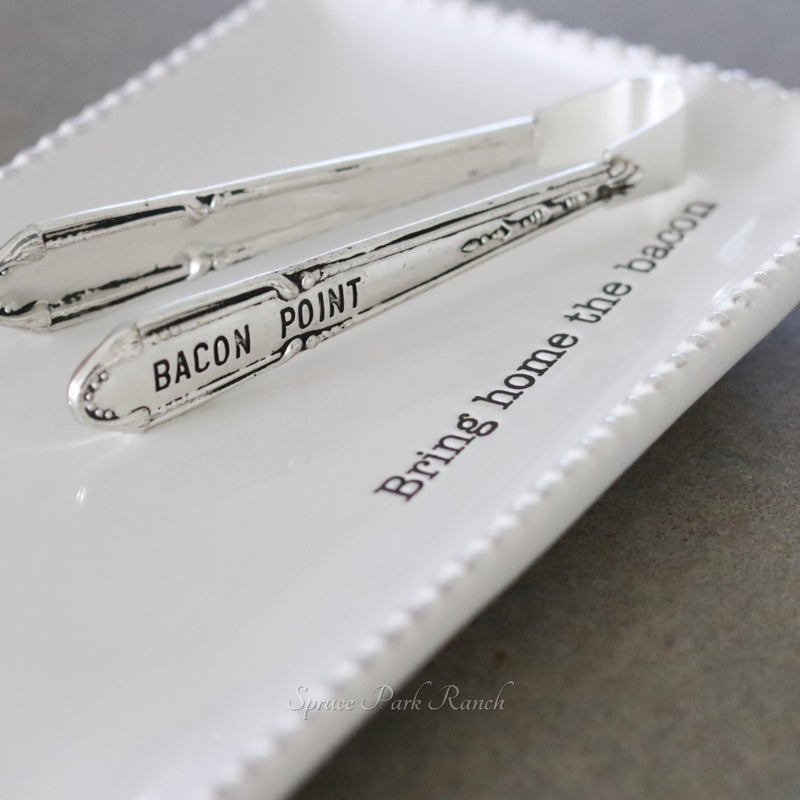 Bacon Tray And Towel Set