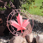 Canada Est. 1867 Metal Circle Sign