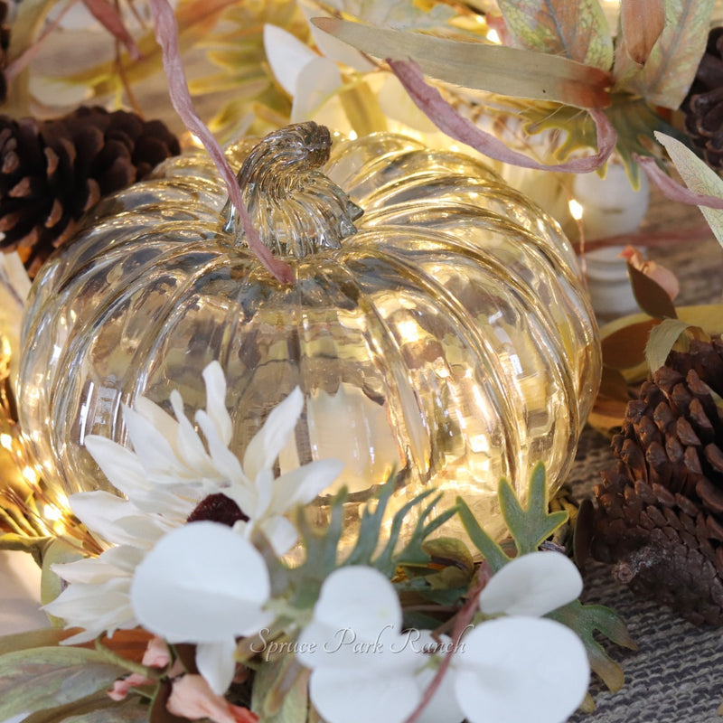 Glass Pumpkin Cloche
