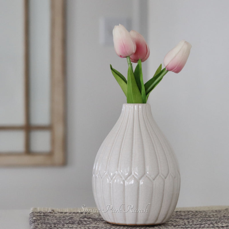Ceramic Crackle Vase