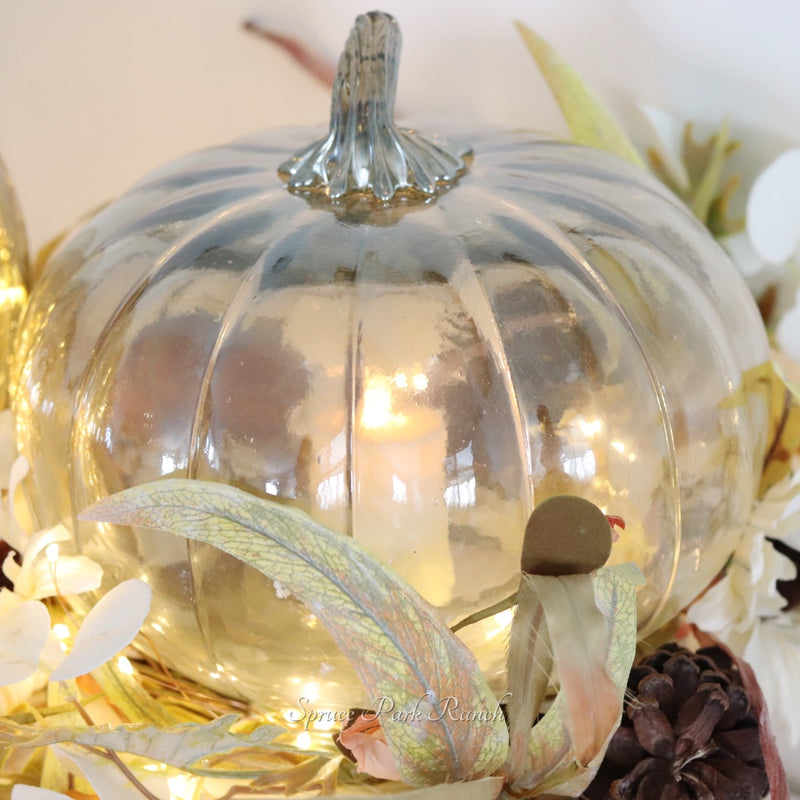 Glass Pumpkin Cloche
