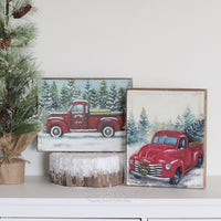 Red Truck Box Sign