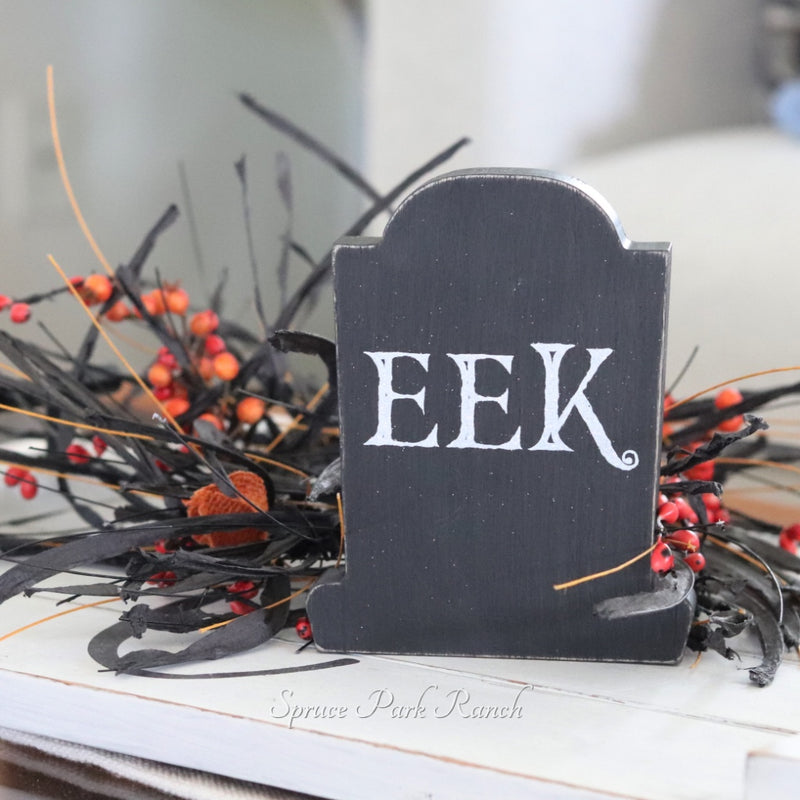 Wooden Tombstone Block