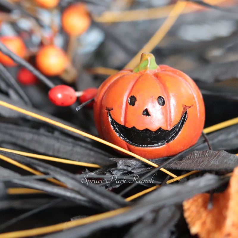 Mini Resin Jack O'Lantern