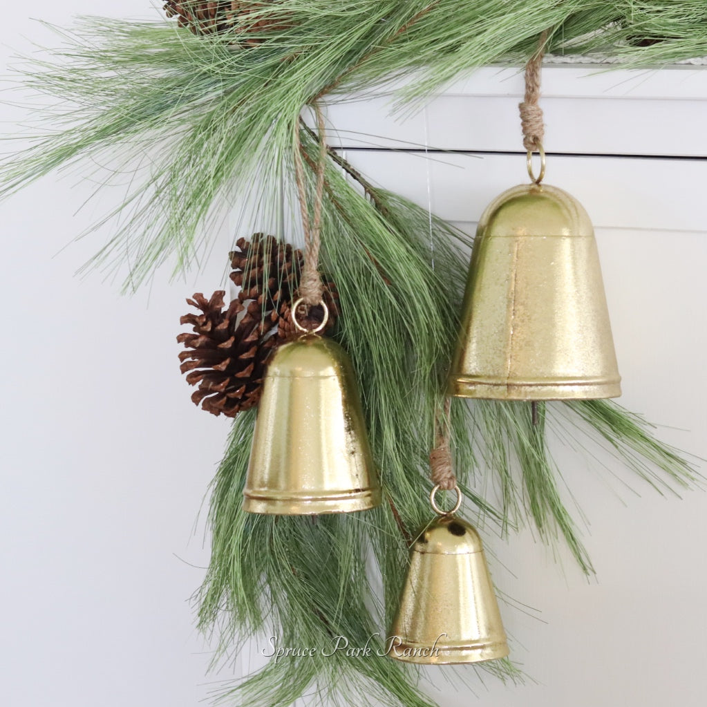 Gold Metal Hanging Bell