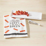 Bacon Tray And Towel Set