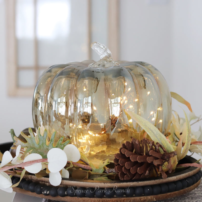 Glass Pumpkin Cloche