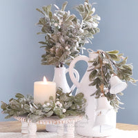 Ice Kissed Mistletoe Greenery Collection