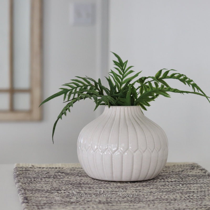 Ceramic Crackle Vase