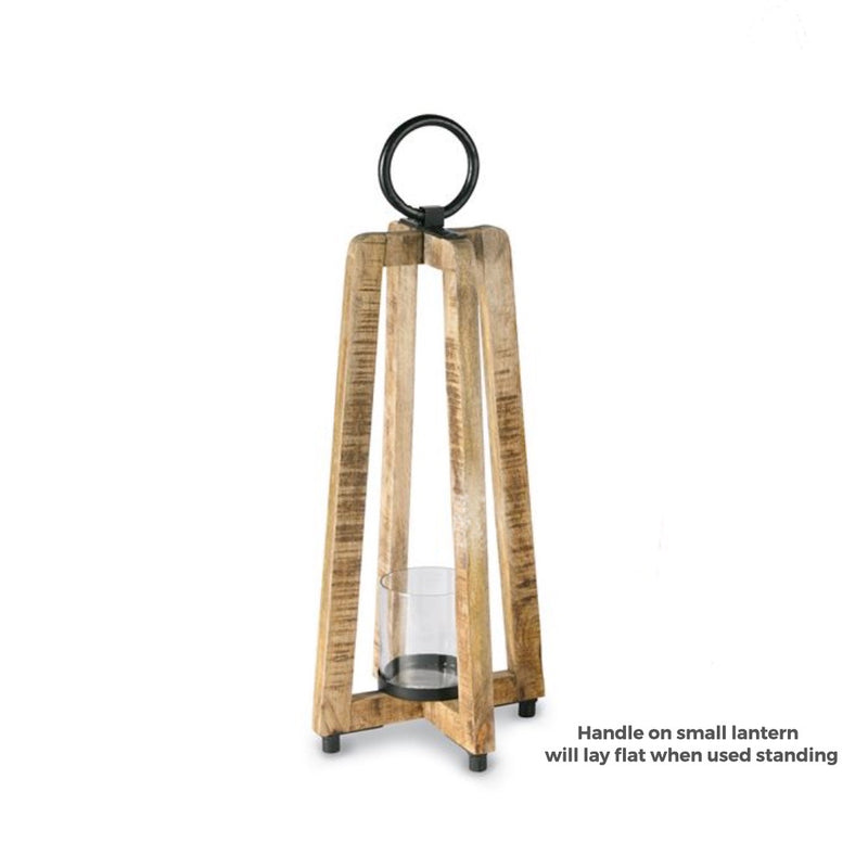 Open Air Lantern with Metal Handle