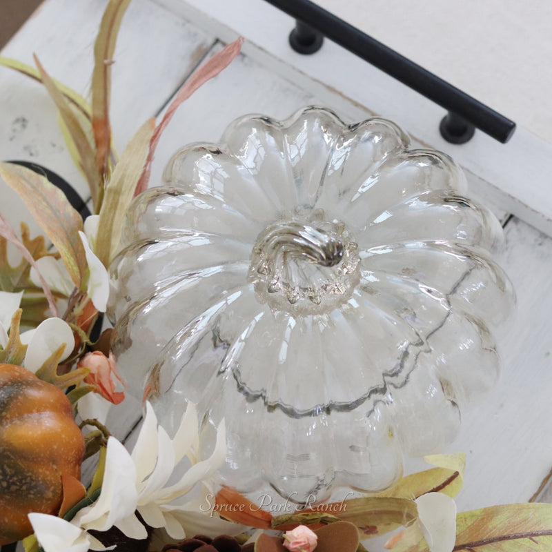 Glass Pumpkin Cloche
