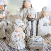 Knit Resin Nativity