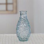 Blue Textured Glass Vase