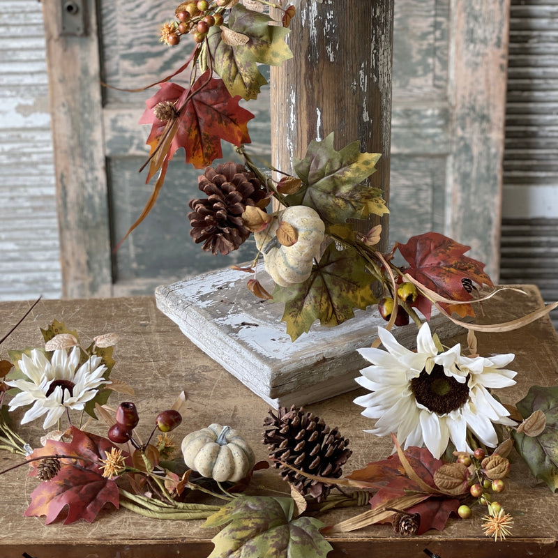 Autumn Blush Pumpkin Greenery Collection