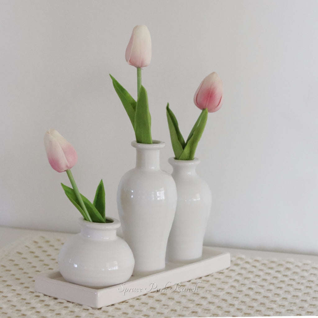 Three Vase Cluster Tray