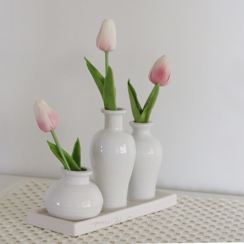 Three Vase Cluster Tray