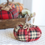 Plaid Fabric Pumpkin