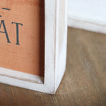Reversible Hello Autumn Trick or Treat Sign