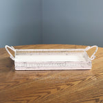 Rectangle Distressed Whitewash Tray