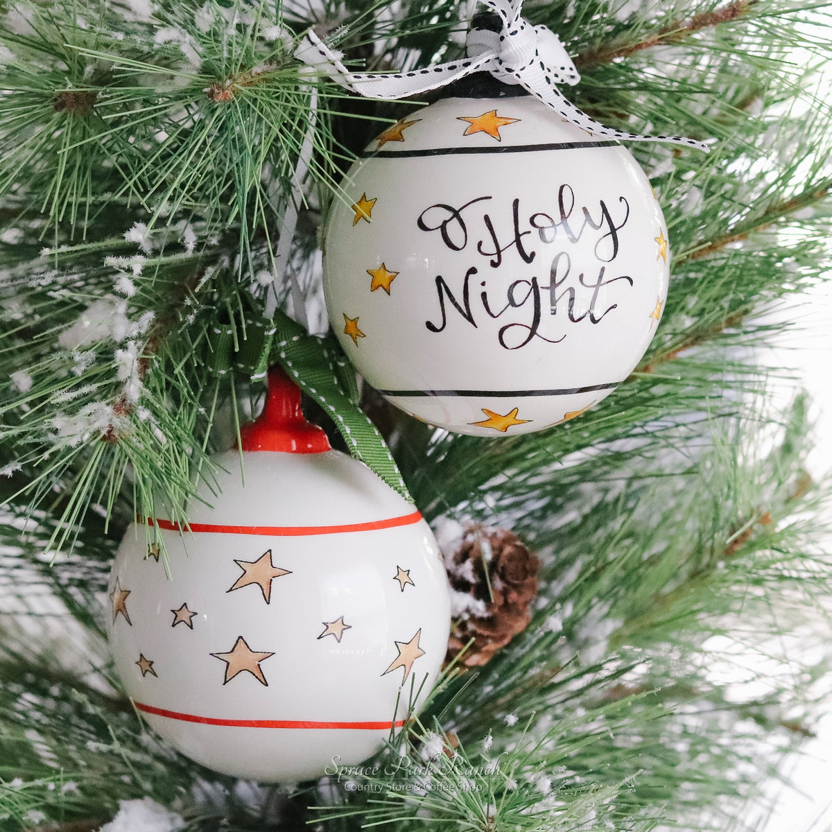 Nativity Porcelain Ornaments