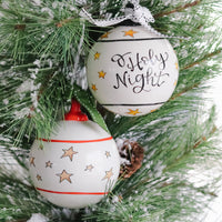 Nativity Porcelain Ornaments