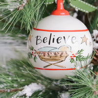 Nativity Porcelain Ornaments