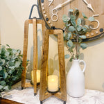Open Air Lantern with Metal Handle