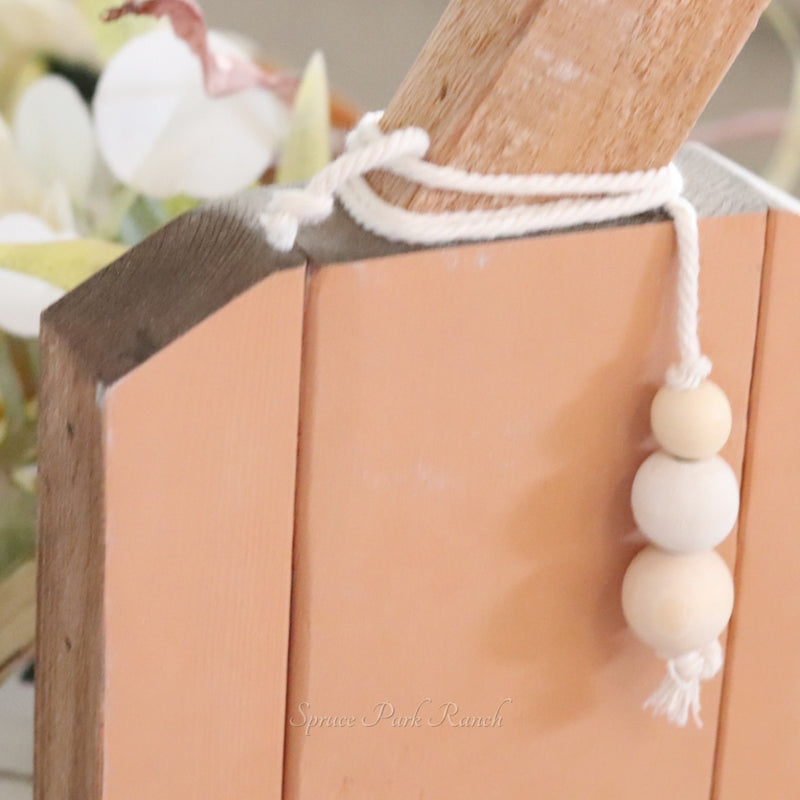 Wooden Pumpkins with Beads