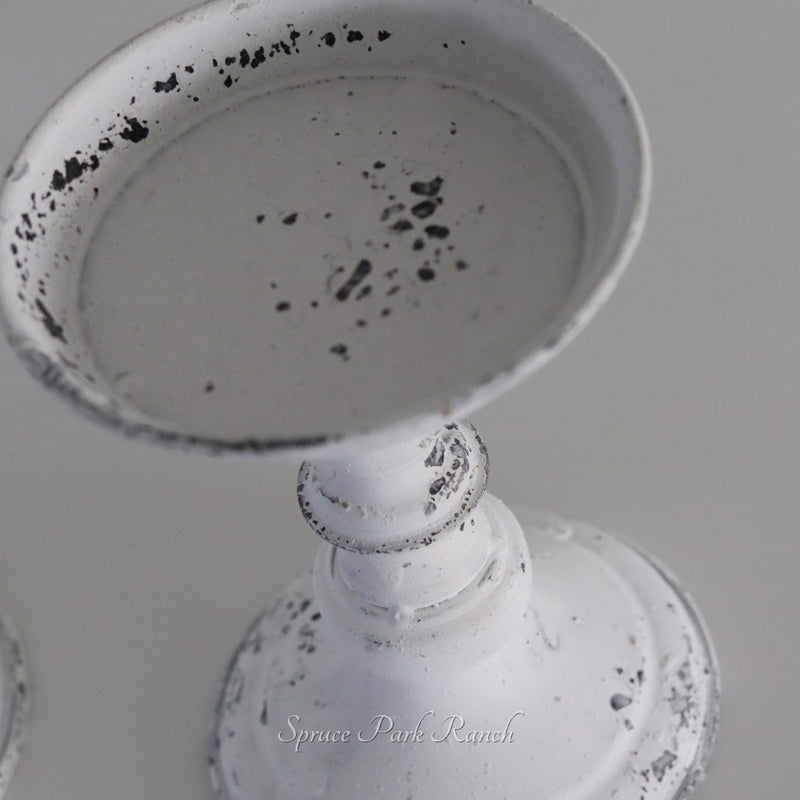 Distressed Candle Holder