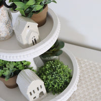 Eliza Two Tiered Tray White