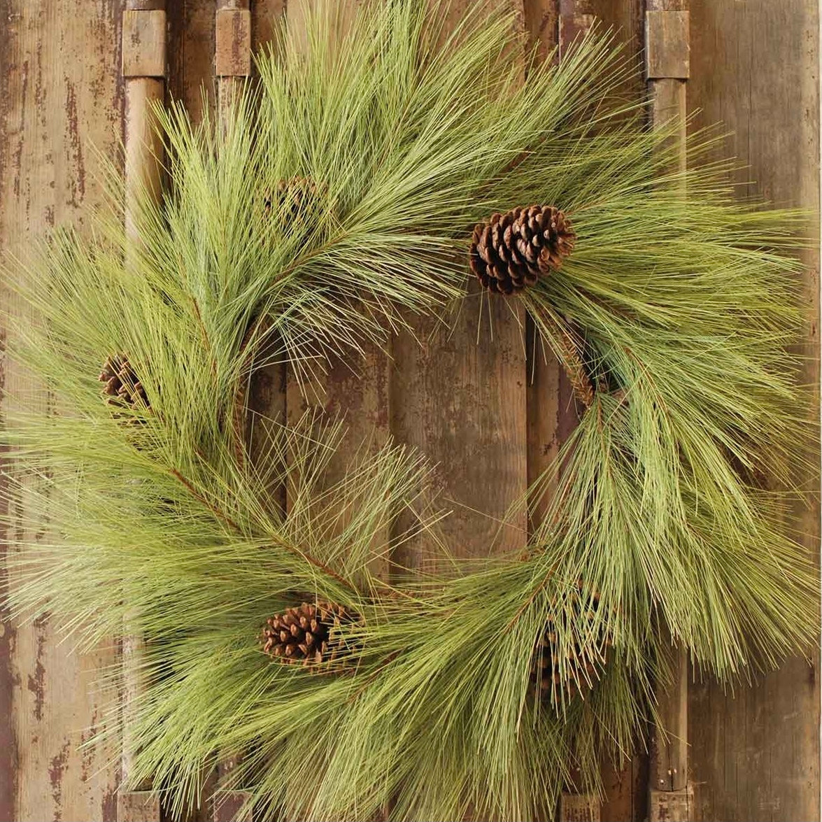 Long Needle Pine Wreath Collection