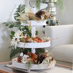 Ezra Three Tiered Tray White