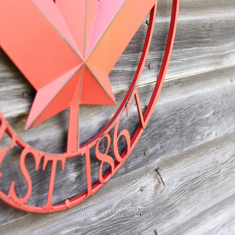 Canada Est. 1867 Metal Circle Sign