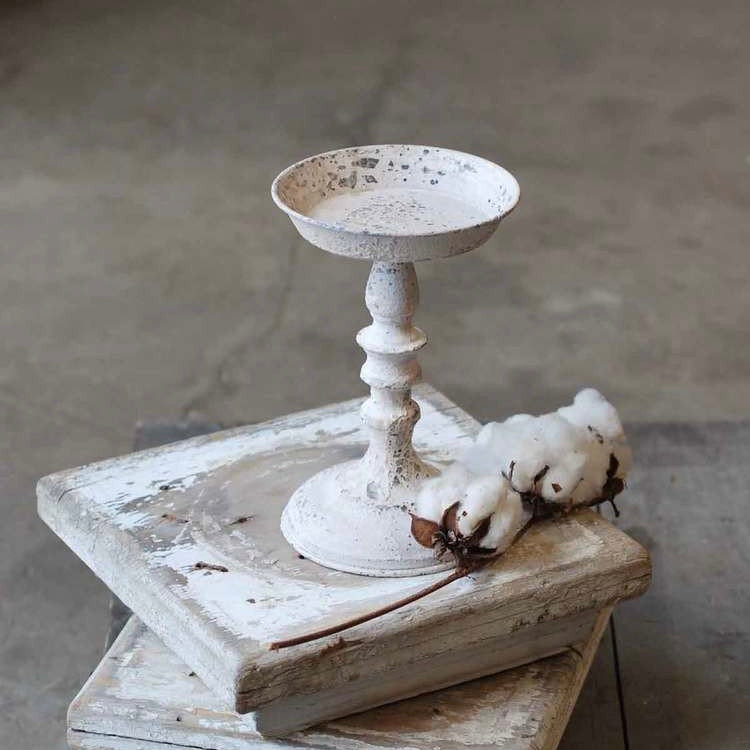Distressed Candle Holder