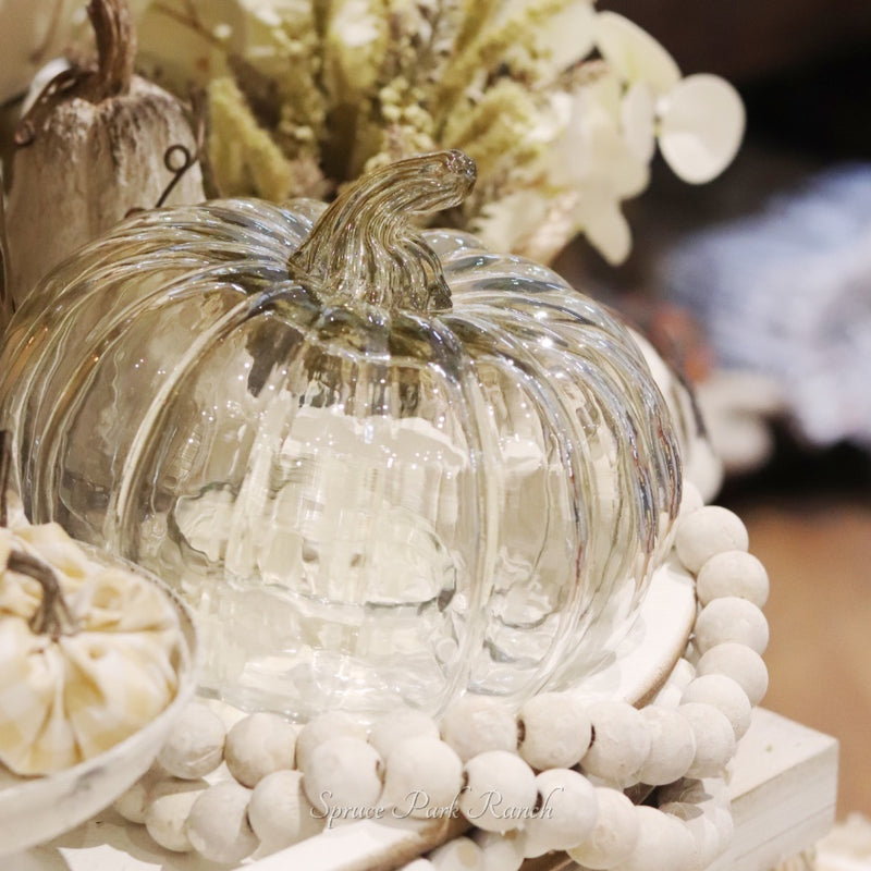 Glass Pumpkin Cloche