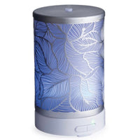 Essential Oil Diffuser Silver Leaf