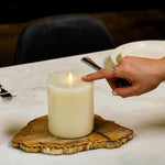 RealLite LIGHTLi Indoor Candle Vanilla Honey Scented