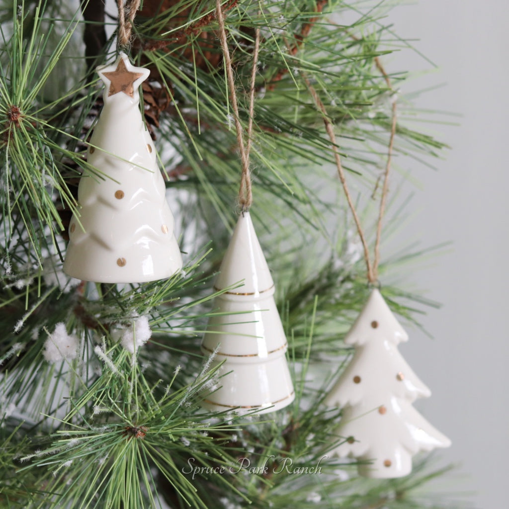 Modern Ceramic Tree Ornament