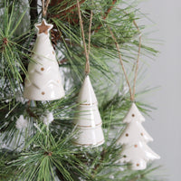 Modern Ceramic Tree Ornament