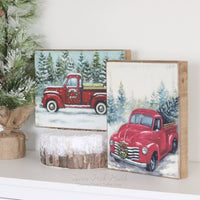 Red Truck Box Sign