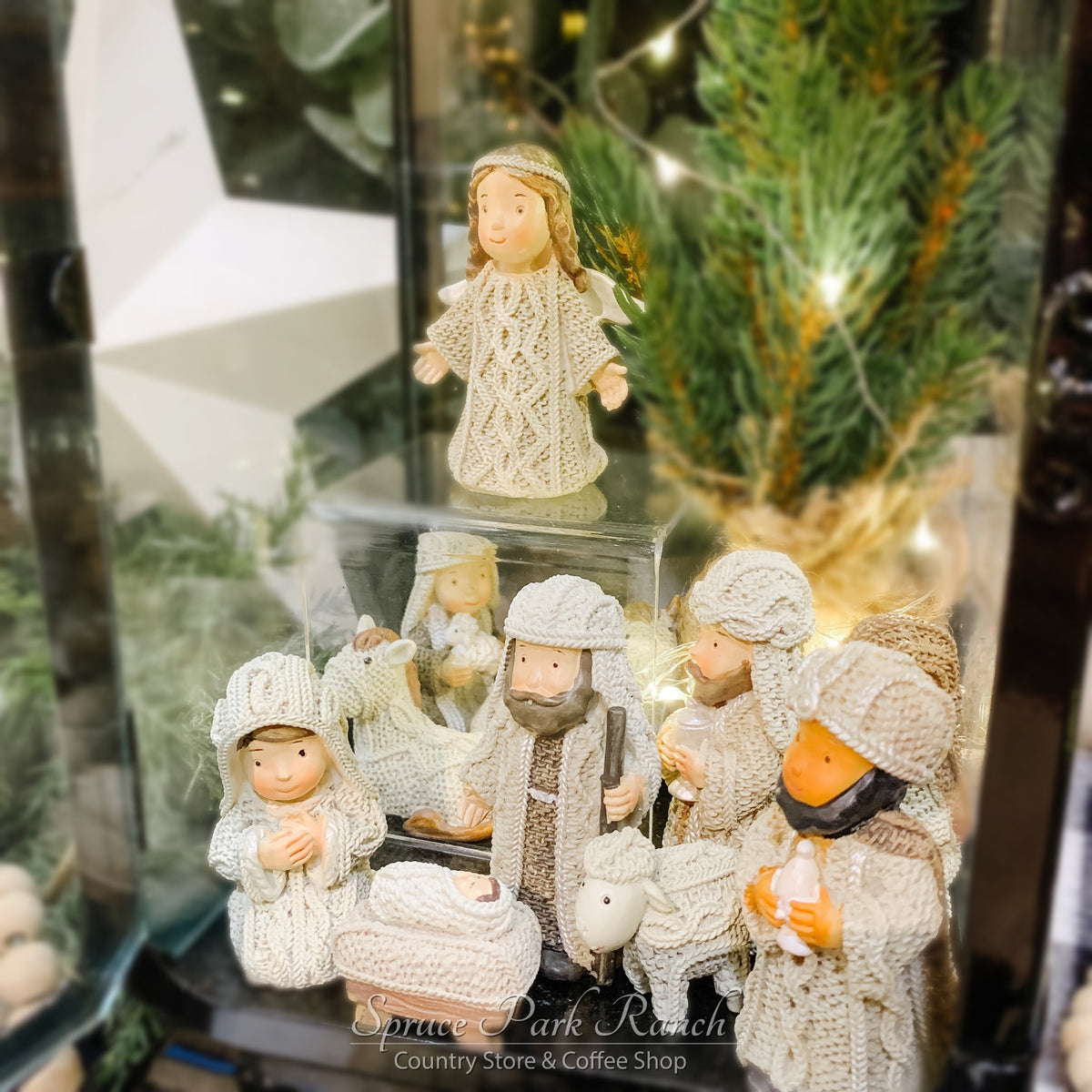 Knit Resin Nativity